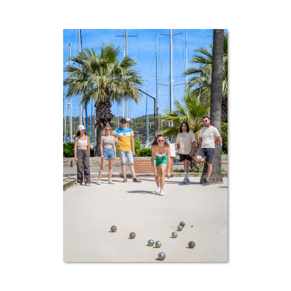 Poster Pétanque en Provence